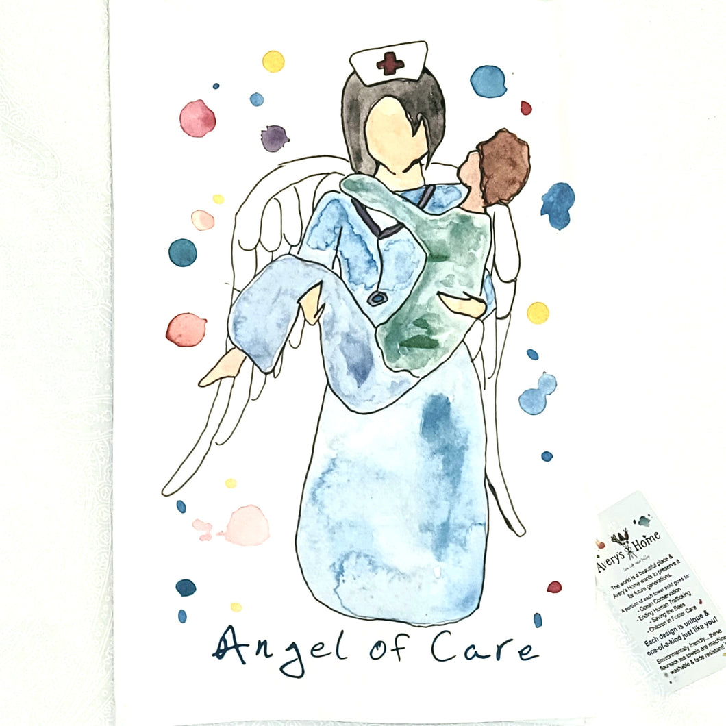 Kitchen Towel-Angel of Care