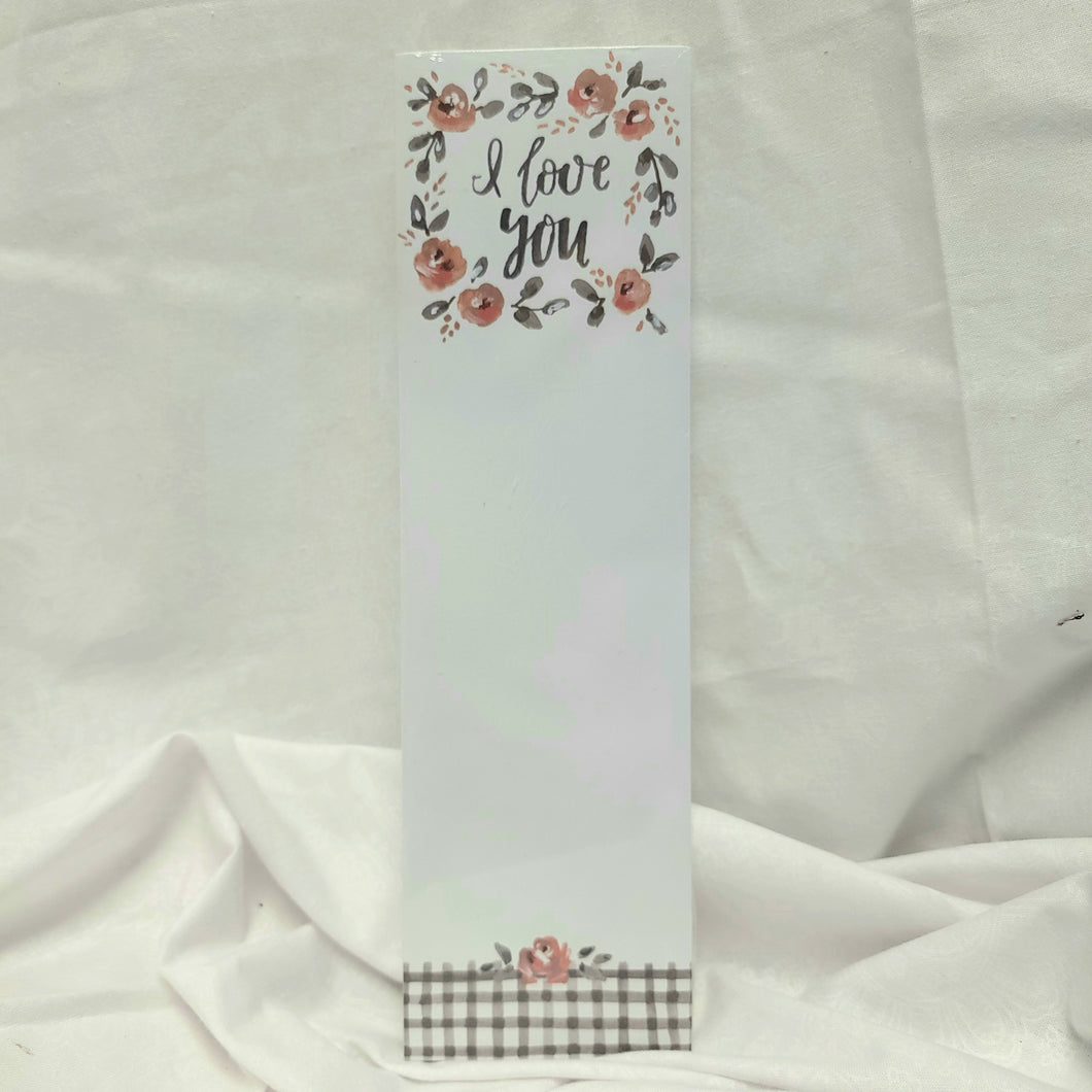 Magnetic Notepad-I Love You