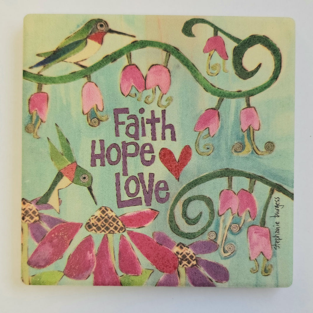 Coaster-Faith, Hope, Love