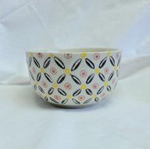 Load image into Gallery viewer, Bowl-Blush Flowers &amp; Yellow Dots
