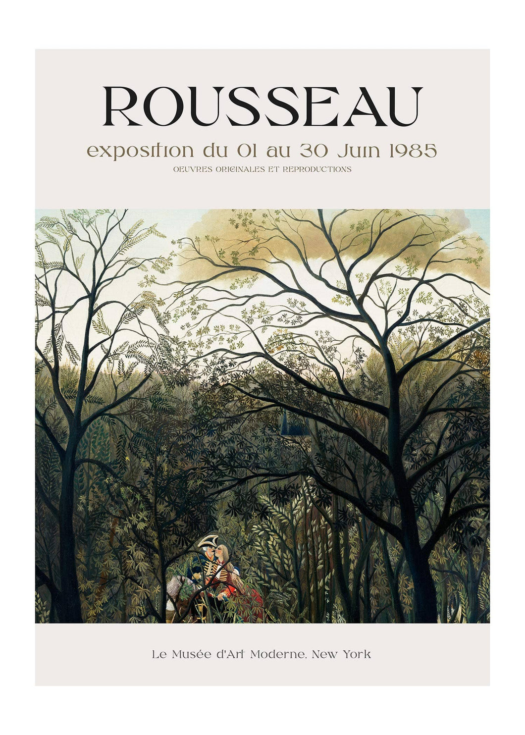 Art Print-Henri Rousseau Exhibition 12x16