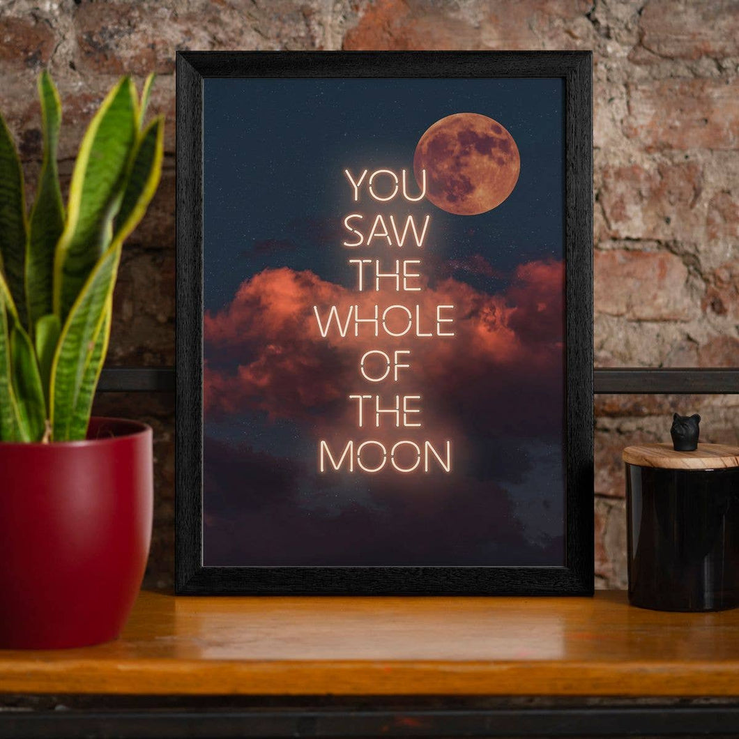 Art Print-Whole of the Moon 12x16