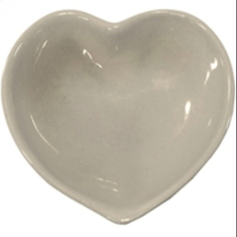 Heart Dish-Grey 3.5x3.5“, 1