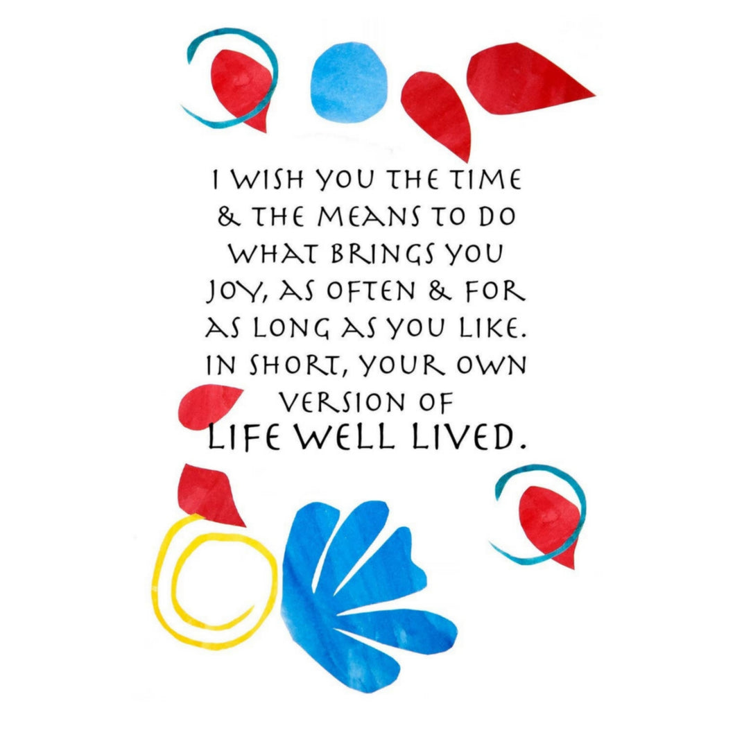 Card-Life Well Lived
