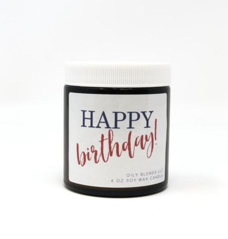 Candle-6oz-Happy Birthday