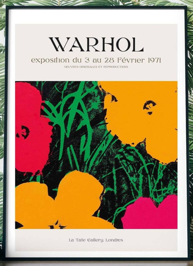 Art Print-Andy Warhol Exhibition 12x16