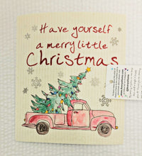 Load image into Gallery viewer, Swedish Cloth-Christmas Truck
