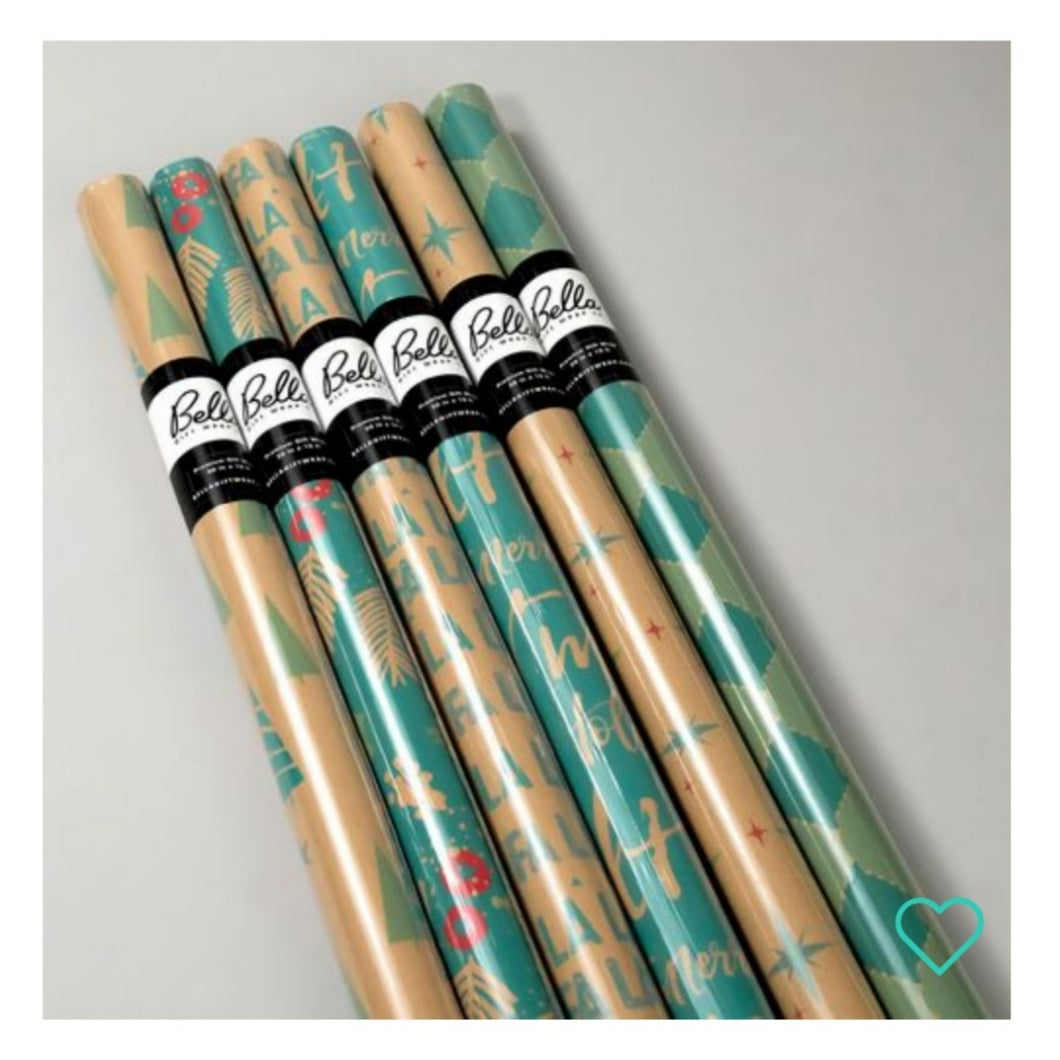 Gift Wrap-S/6 Holiday Patterns