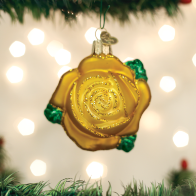 Ornament-Yellow Rose